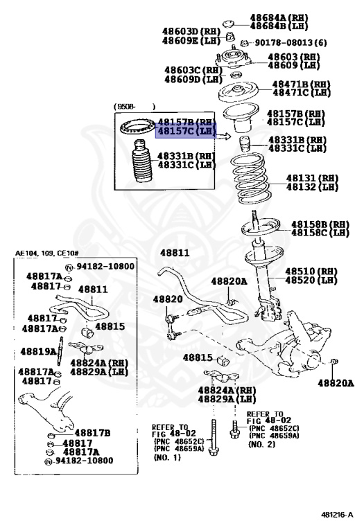 Toyota - Sprinter - EE101 - 1992 - DX TYPE - 4 DOOR - Automatic - 4EFE