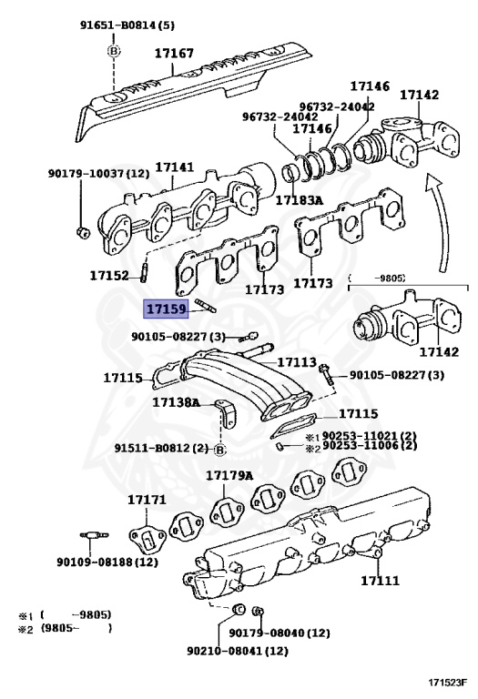 90116-10171 - Toyota - STUD BOLT - Nengun Performance
