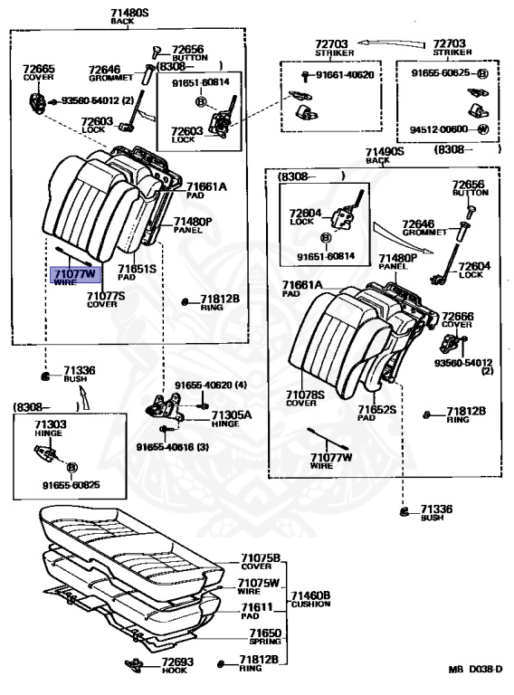 Toyota - Celica - MA61 - 1982 - GT TYPE - LIFTBACK - Automatic - 5MGEU