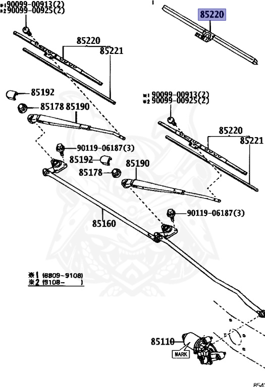 Toyota - Hilux Surf  - LN130G - 1991 - SSR TYPE - WAGON - Automatic - 2LTE