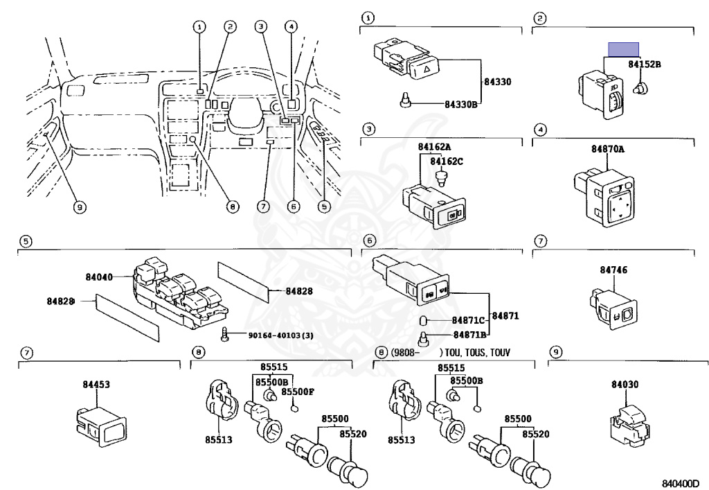 Toyota - Chaser - JZX100 - 1996 - TOURER V TYPE - Manual - 1JZGTE