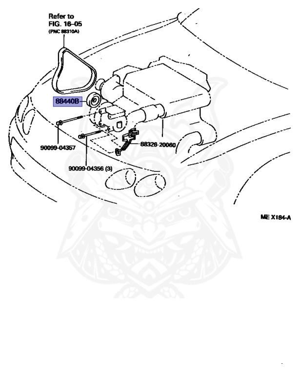 88440-20120 - Toyota - IDLER PULLEY ASSY - Nengun Performance