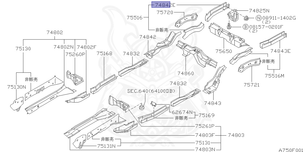 Nissan - Skyline - R34 GT - HR34 - 1998 - 20GT - 2 door hard top (2K) - MANUAL TRANS 5-SPEED(MT.F5) - High cast, 2-link (IRS.2WD) - RB20DE
