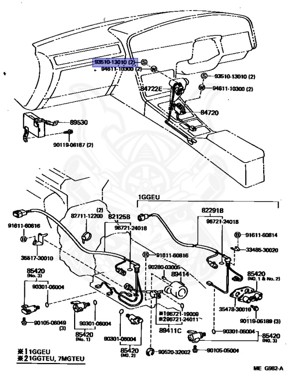Toyota - Supra A70 MKIII - MA70 - 1987 - GT LIMITED TYPE - LIFTBACK (AERO TOP) - Automatic - 7MGTEU
