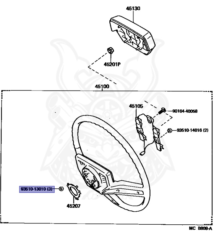 Toyota - Land Cruiser - FJ75 - 1992 - STANDARD TYPE - CHASSIS FOR FIRE ENGINE - Manual - 3F