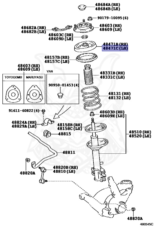 Toyota - Caldina - AT191G - 1996 - FZ TYPE - WAGON - Automatic - 7AFE