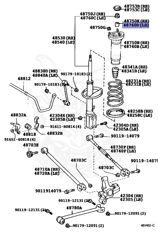 Toyota - Windom - MCV30 - 2006 - 3.0G TYPE - 1MZFE