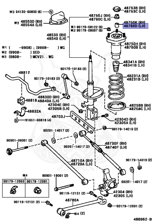 Toyota - Camry - SXV20 - 1999 - SEDAN - 5SFE