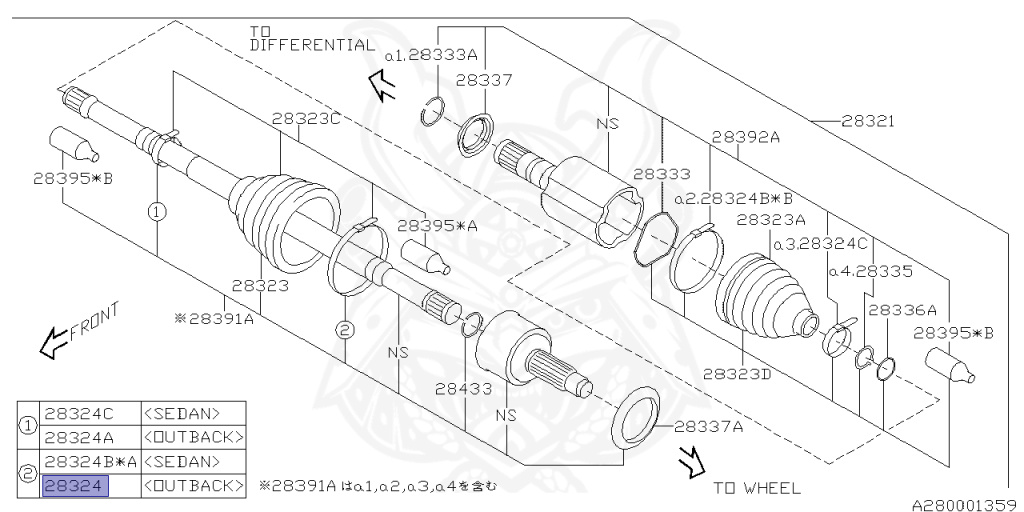 Subaru - Legacy Outback - BS9 - Jan-2014 - OBKL - Wagon (outback) - 4W - Torque converter - Right hand - FB25