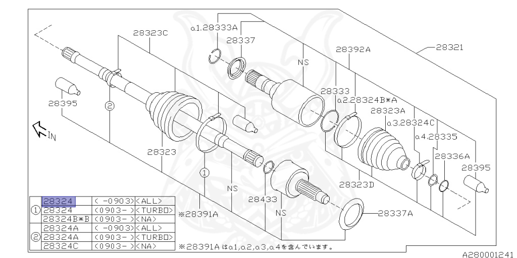 Subaru - Forester - SH5 - Jan-2007 - Dec-2010 - X - Wagon - 4W - 4-speed automatic transmission - Right hand - EJ20T