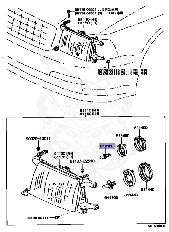 90981-13027 - Toyota - BULB - Nengun Performance