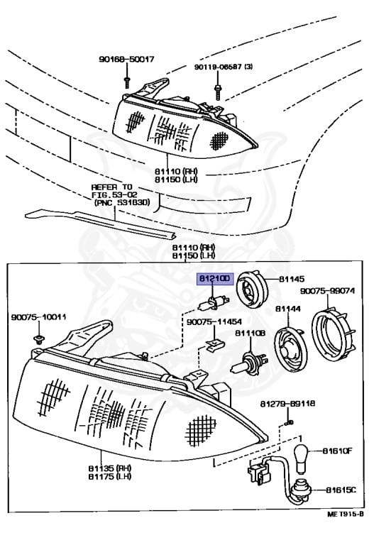 システムミッド 90981-13027 - Toyota - BULB - Nengun Performance