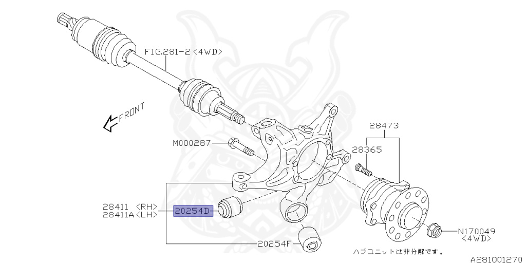 Subaru - Impreza Sports - GP2 - Jan-2014 - 16IS - Wagon - 2W - Torque converter type double-header transmission - Right hand - FB16