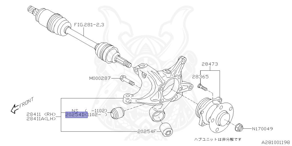 Subaru - Legacy B4 - BM9 - Jan-2010 - Dec-2013 - 25GTEYE - Sedan - 4W - 5-speed automatic transmission - Right hand - BD5