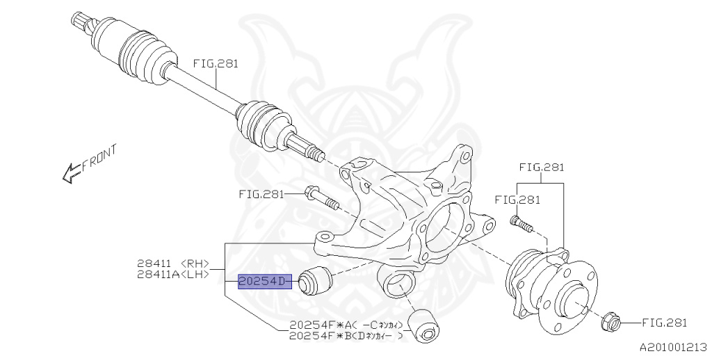 Subaru - Legacy Outback - BS9 - Jan-2014 - OBK - Wagon (outback) - 4W - Torque converter - Right hand - FB25