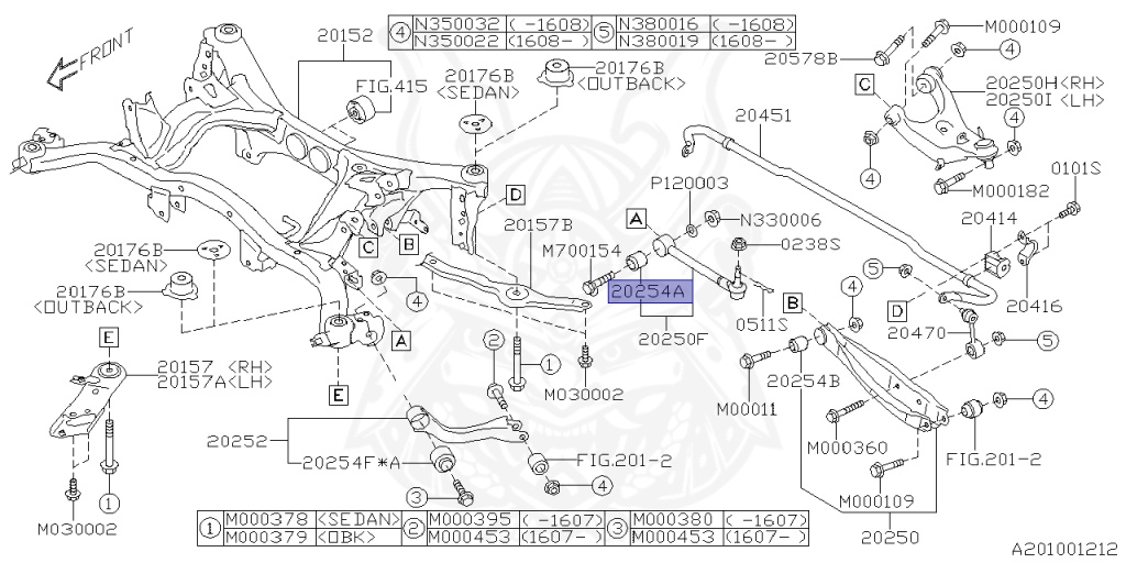 Subaru - Legacy Outback - BS9 - Jan-2014 - OBKL - Wagon (outback) - 4W - Torque converter type double-header transmission - Right hand - FB25