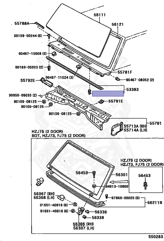 Toyota - Land Cruiser - HZJ75 - 1998 - STANDARD TYPE - CHASSIS FOR FIRE ENGINE - Manual - 1HZ