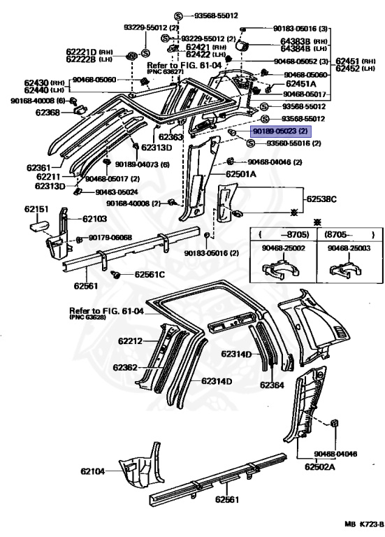 90189-05023 - Toyota - CLIP - Nengun Performance