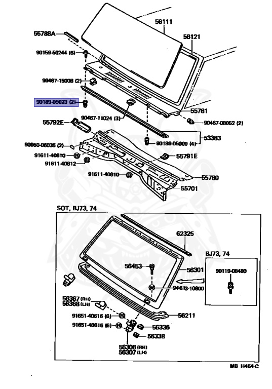 90189-05023 - Toyota - CLIP - Nengun Performance