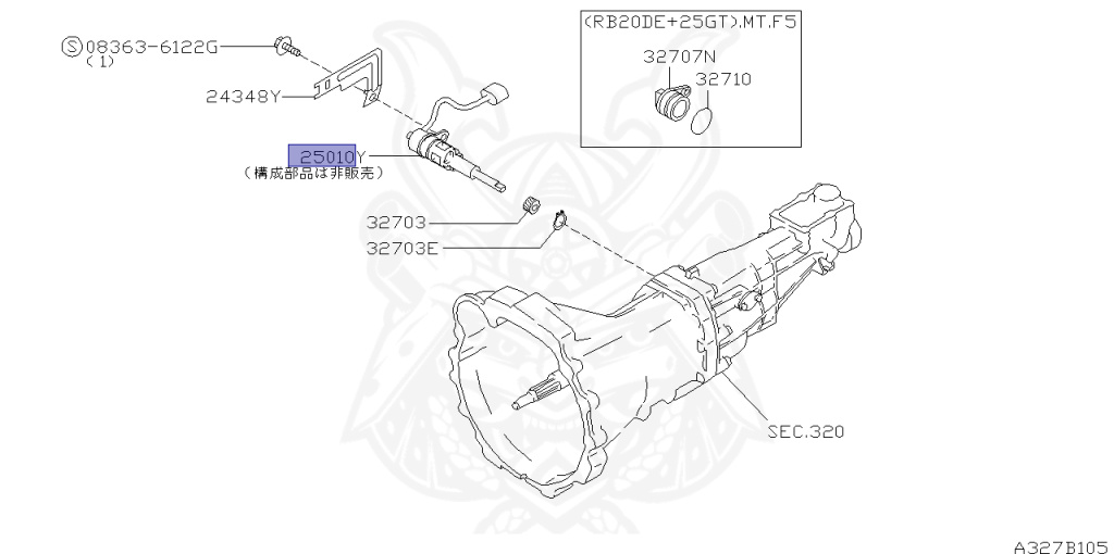 25010-21U00 - Nissan - Sensor ASSY Speedometer - Nengun