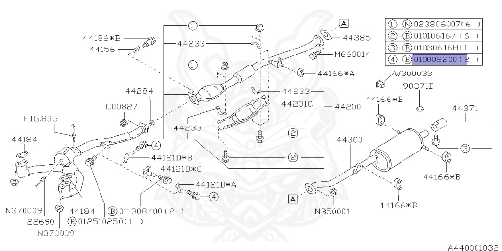 Subaru - Legacy Touring Wagon - BG5 - Jan-1996 - GTB - Wagon - F4WD - Manual Transmission - Right hand - BG5