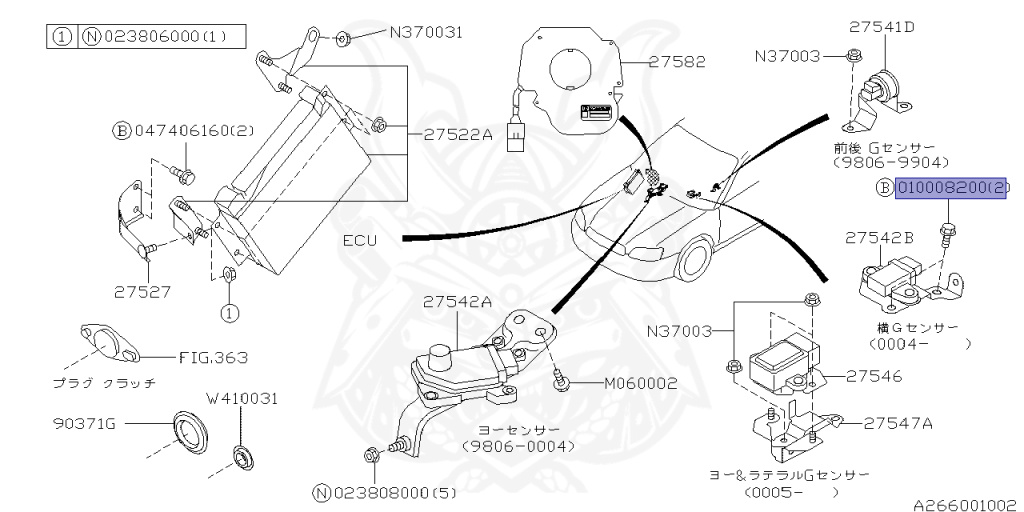 Subaru - Legacy B4 - BE5 - Jan-2002 - RSS - Sedan - F4WD - 5-speed manual transmission - Right hand - EJ20