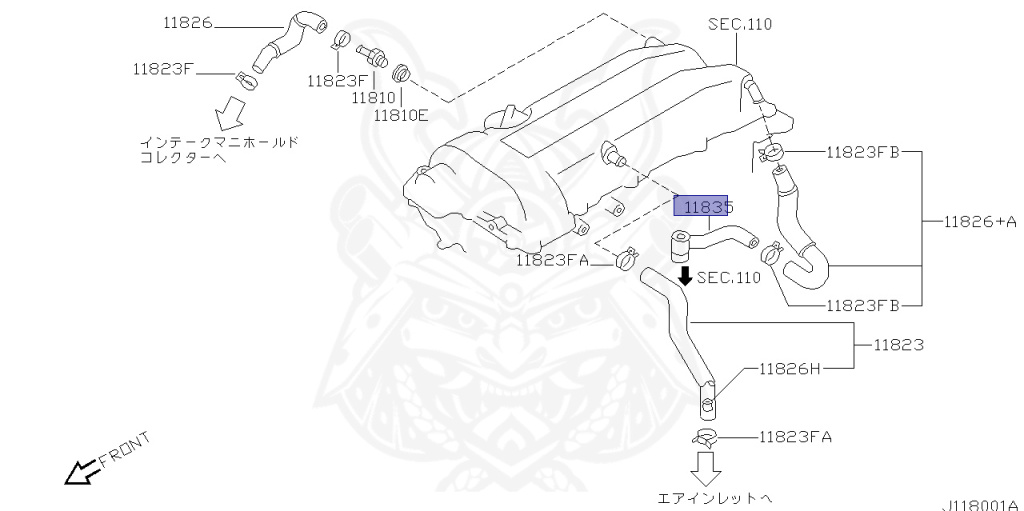 Nissan - Silvia - S14 - 1996 - KS - HARDTOP(K) - MANUAL TRANSMISSION(MT) - TWO WHEELS STEERING(2WS) - SR20DET