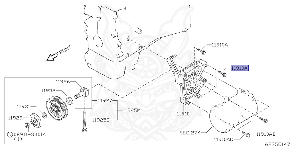 Nissan - 180SX - RS13 - 1998 - Type R/X - HATCH BACK(HB) - MANUAL TRANSMISSION(MT) - TWO WHEELS STEERING(2WS) - SR20DET