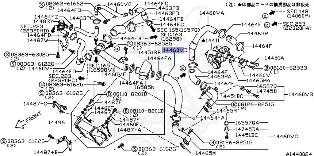 Nissan - Silvia - S14 - 1998 - KS - HARDTOP(K) - MANUAL TRANSMISSION(MT) - FOUR WHEELS STEERING(4WS) - SR20DET