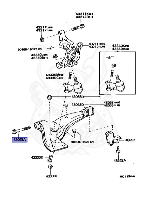 Toyota - Tercel - EL41 - 1992 - TX TYPE - 4 DOOR - Manual - 4EFE