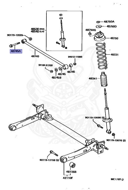 Toyota - Tercel - EL41 - 1994 - VC TYPE - 4 DOOR - Automatic - 4EFE