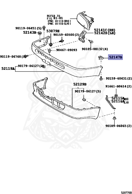 Toyota - Corolla - AE111 - 1996 - S-CRUISE TYPE - SEDAN - Automatic - 4AFE