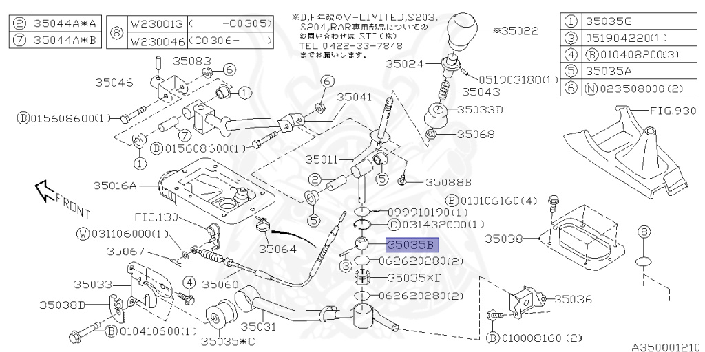 Subaru - Impreza - GGC - Jan-2006 - 15R - Wagon - 2W - Automatic transmission - Right hand - 154