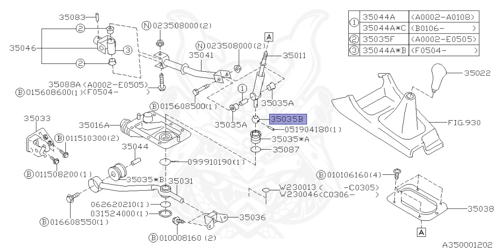 Subaru - Impreza WRX STI - GDB - Jan-2000 - Dec-2002 - RASTI - Sedan - 4W - 6-speed manual transmission - Right hand - EJ207