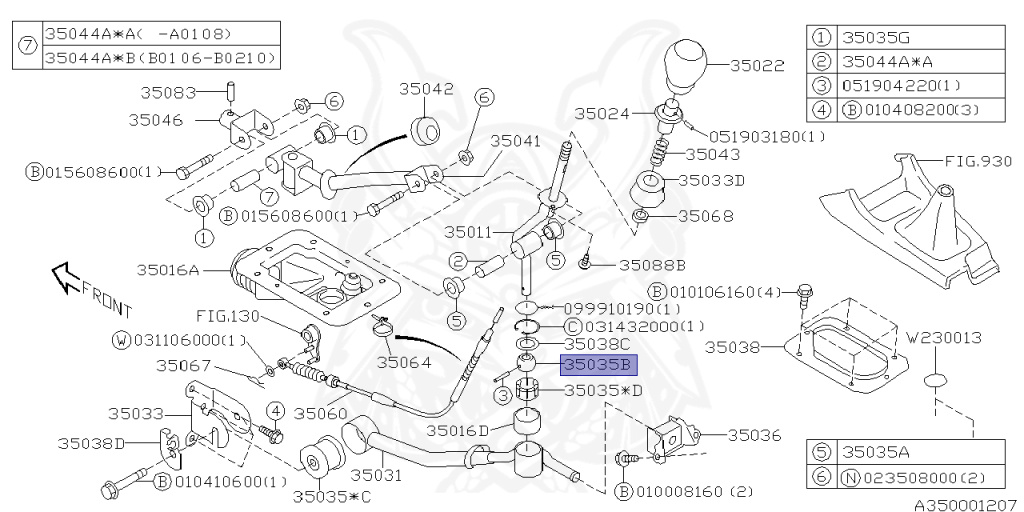 Subaru - Impreza WRX STI - GDB - Jan-2000 - STI - Sedan - 4W - 6-speed manual transmission - Right hand - EJ207