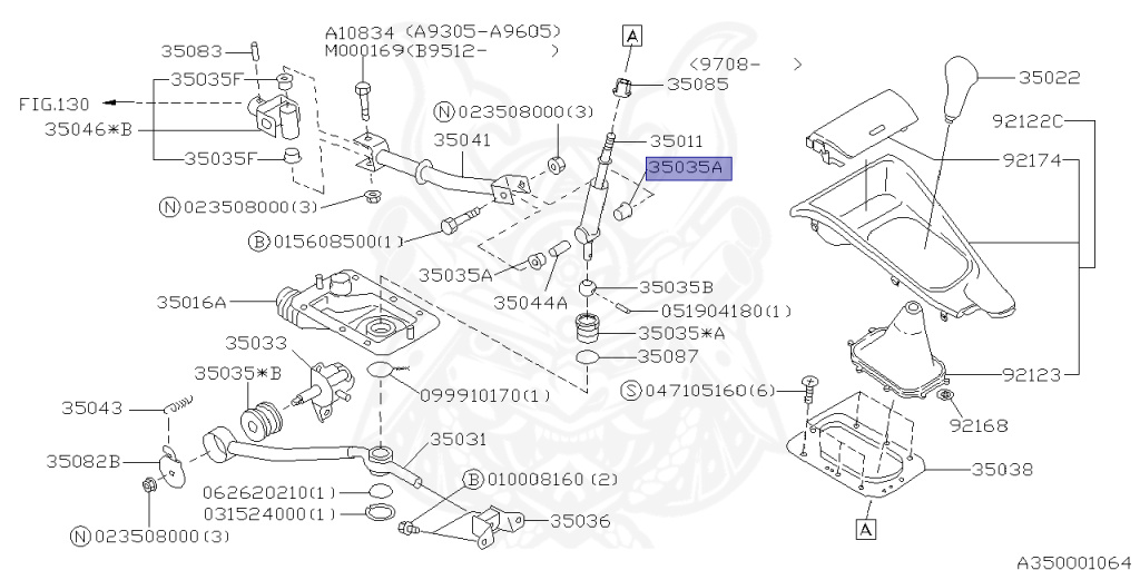 Subaru - Legacy - BD5 - Jan-1996 - RS - Sedan - F4WD - Manual Transmission - Right hand - BD5