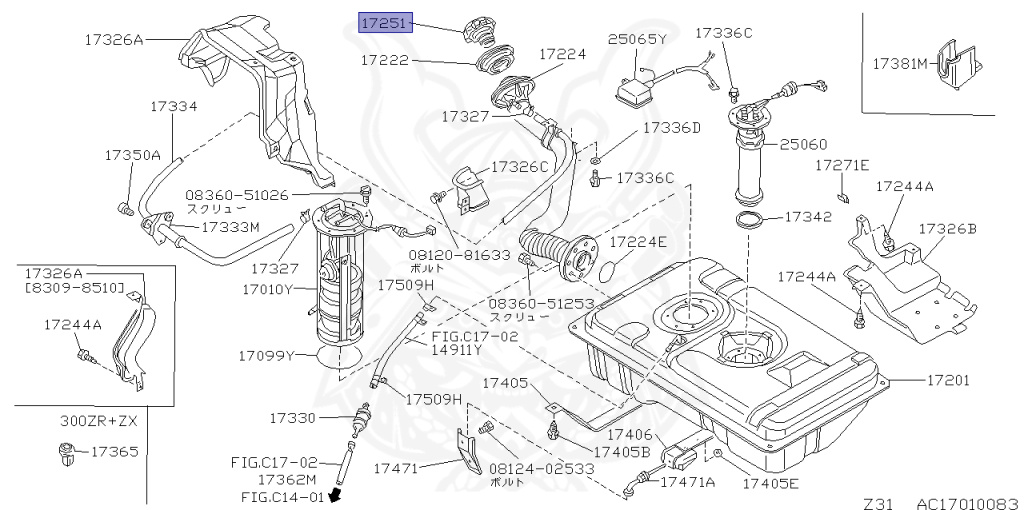 Nissan - Fairlady Z - Z31 - 1987 - ZR2 - MANUAL TRANSMISSION(MT) - T-bar roof (KZ#) - RB20DT