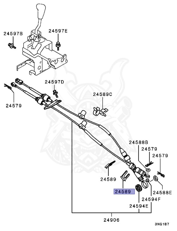 MR470449 - Mitsubishi - GEARSHIFT LINK CLIP - Nengun Performance