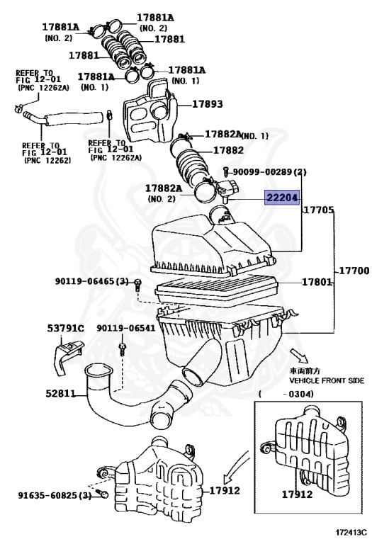 Toyota - Estima - MCR30W - 2005 - AERAS TYPE - 1MZFE