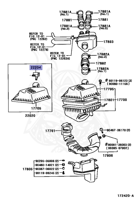 Toyota - Pronard - MCX20 - 2000 - Automatic - 1MZFE