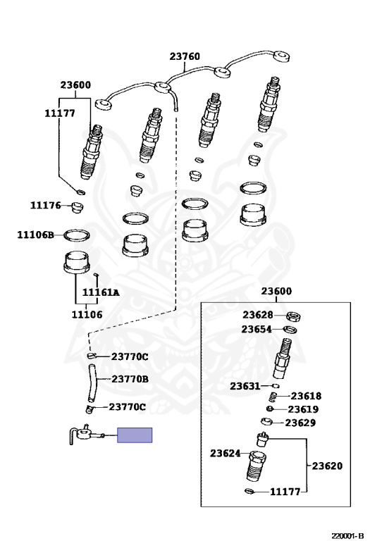 Toyota - Land Cruiser Prado - KZJ95W - 1997 - TX TYPE - 5-DOOR - Automatic - 1KZTE