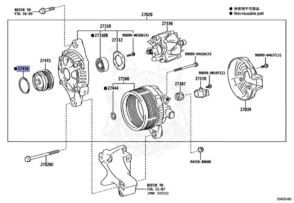 Toyota - Noah - ZRR80G - 2014 - G TYPE - Variator - 3ZRFAE