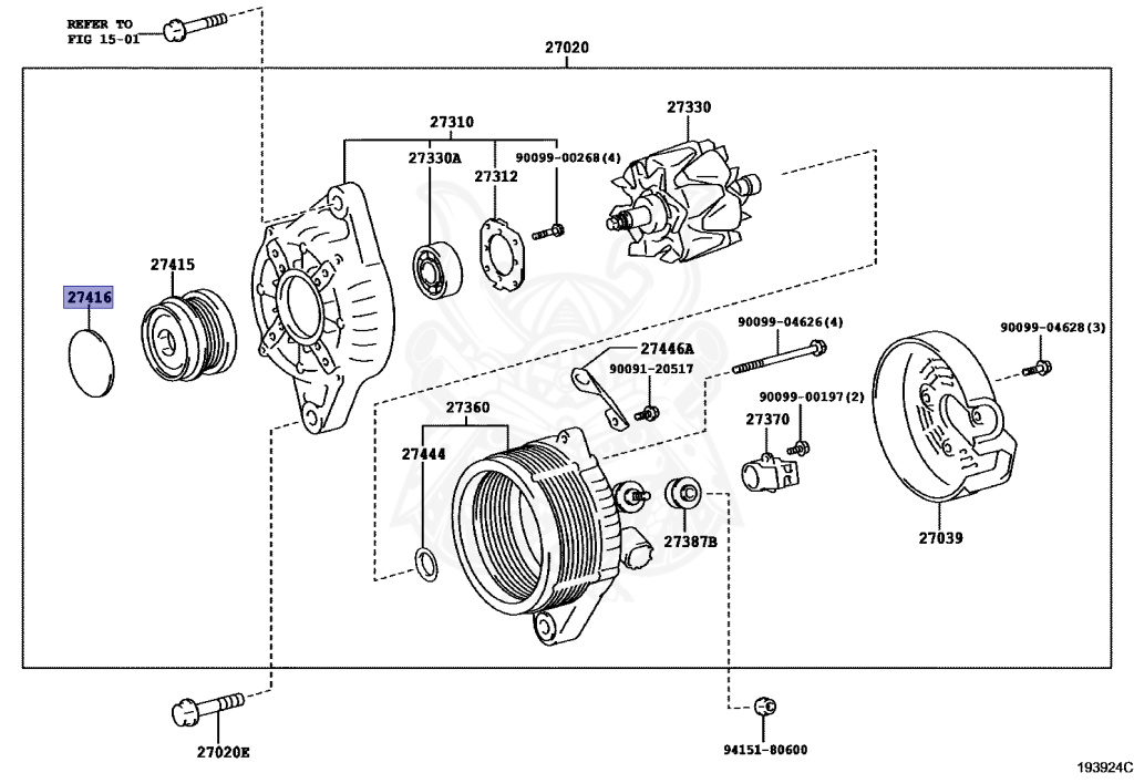 Toyota - Premio - NZT260 - 2016 - 1NZFE