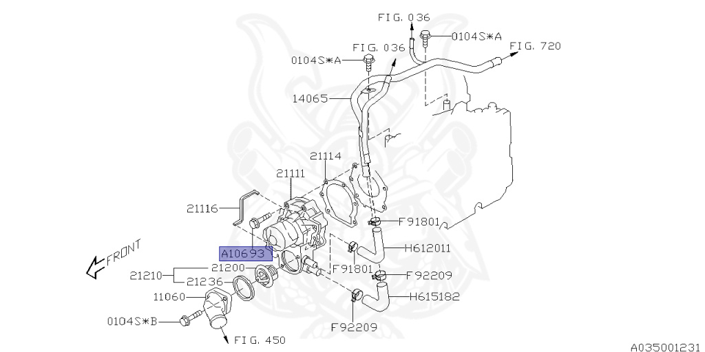 Subaru - Forester - SHJ - Jan-2011 - XS - Wagon - 4W - 4-speed automatic transmission - Right hand - FB20