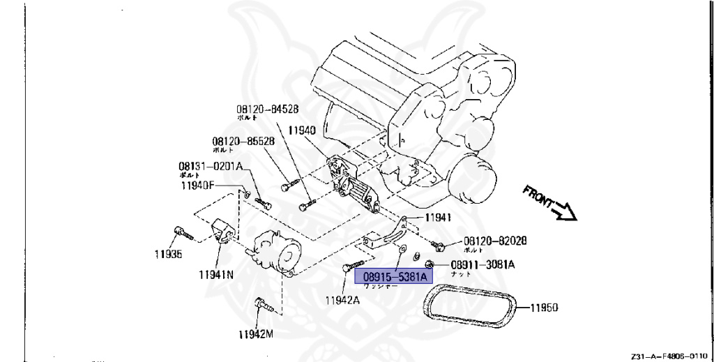 Nissan - Fairlady Z - Z31 - 1987 - ZR - MANUAL TRANSMISSION(MT) - T-bar roof (KZ#) - VG30D