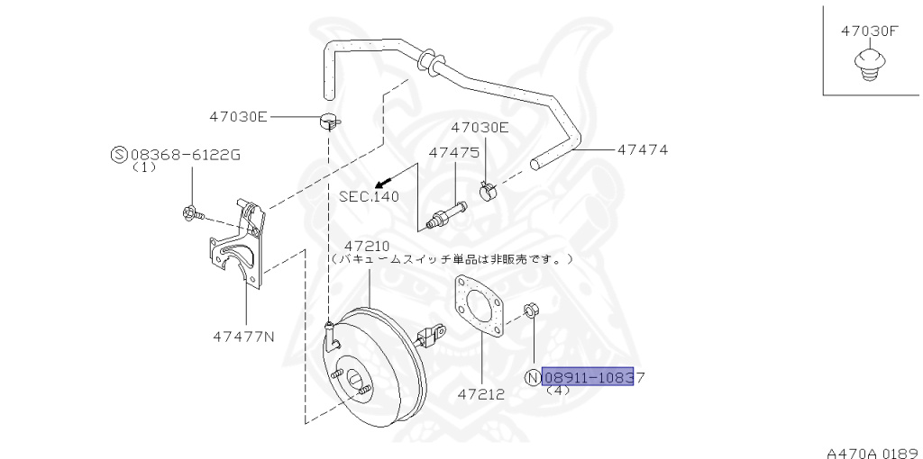 Nissan - Silvia - S14 - 1996 - QS - HARDTOP(K) - MANUAL TRANSMISSION(MT) - TWO WHEELS STEERING(2WS) - SR20DE