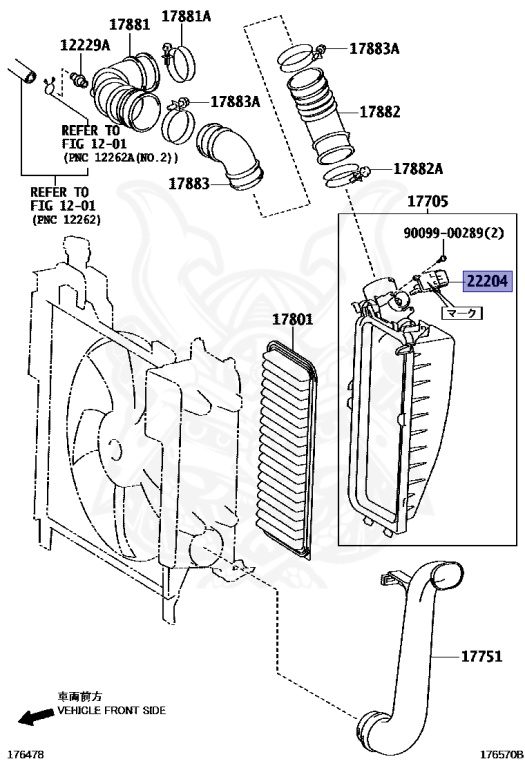 Toyota - iQ 130 - NGJ10 - 2009 - 130G TYPE - Variator - 1NRFE