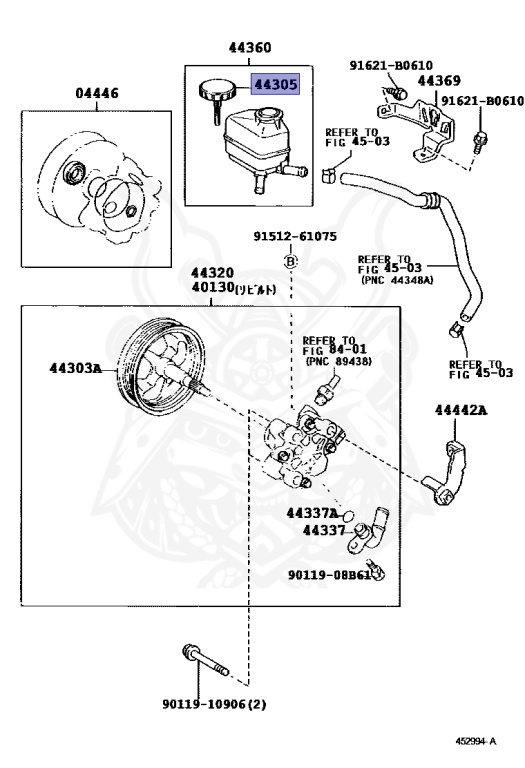 Toyota - Premio - AZT240 - 2001 - Variator - 1AZFSE