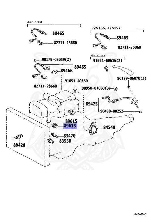 Toyota - Majesta - JZS151 - 1996 - SUPER SALOON EXTRA TYPE - SEDAN - Automatic - 1JZGE