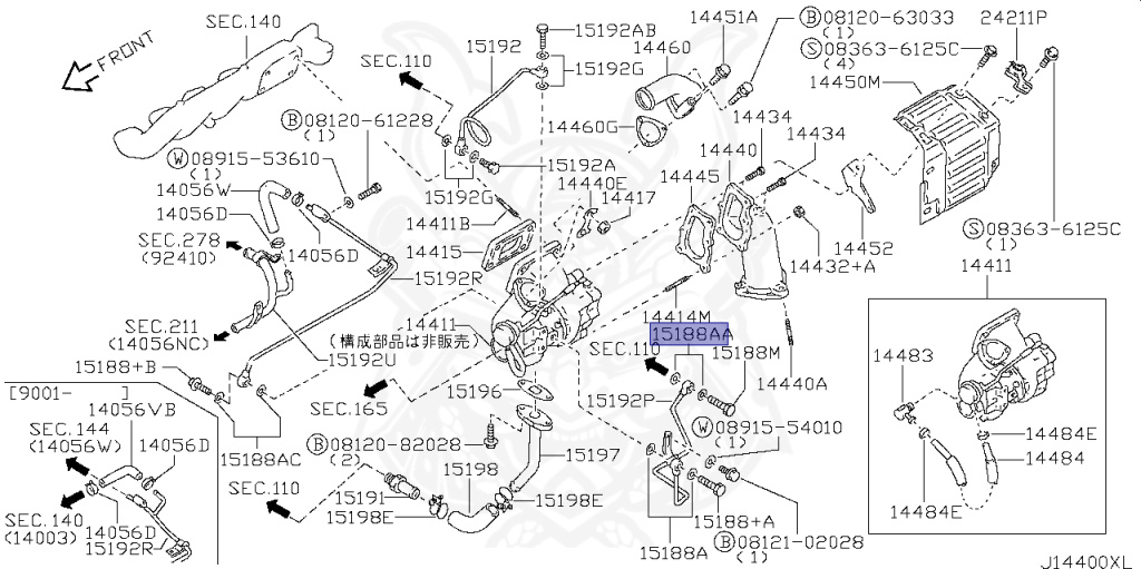 Nissan - Skyline - R32 GTS-t/4 - HCR32 - 1992 - GTST. Type M - 4-door sports sedan (4K) - Hi-Cas 2-Link (HI.2WD) - MANUAL TRANS 5-SPEED(MT.F5) - RB20DET